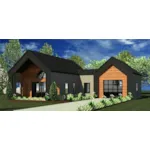 Rustic House Plan Front of House 177D-0005