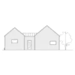 Waterfront House Plan Rear Elevation - 177D-0005 | House Plans and More