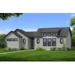 Mountain House Plan Front of House 177D-0006