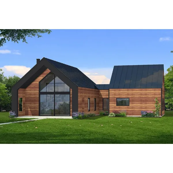 Cabin & Cottage House Plan Front of Home - 177D-0008 | House Plans and More