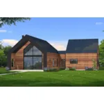 Ranch House Plan Front of House 177D-0008