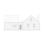 Cabin & Cottage House Plan Rear Elevation - 177D-0008 | House Plans and More