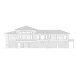 Beach & Coastal House Plan Rear Elevation - 177D-0009 | House Plans and More