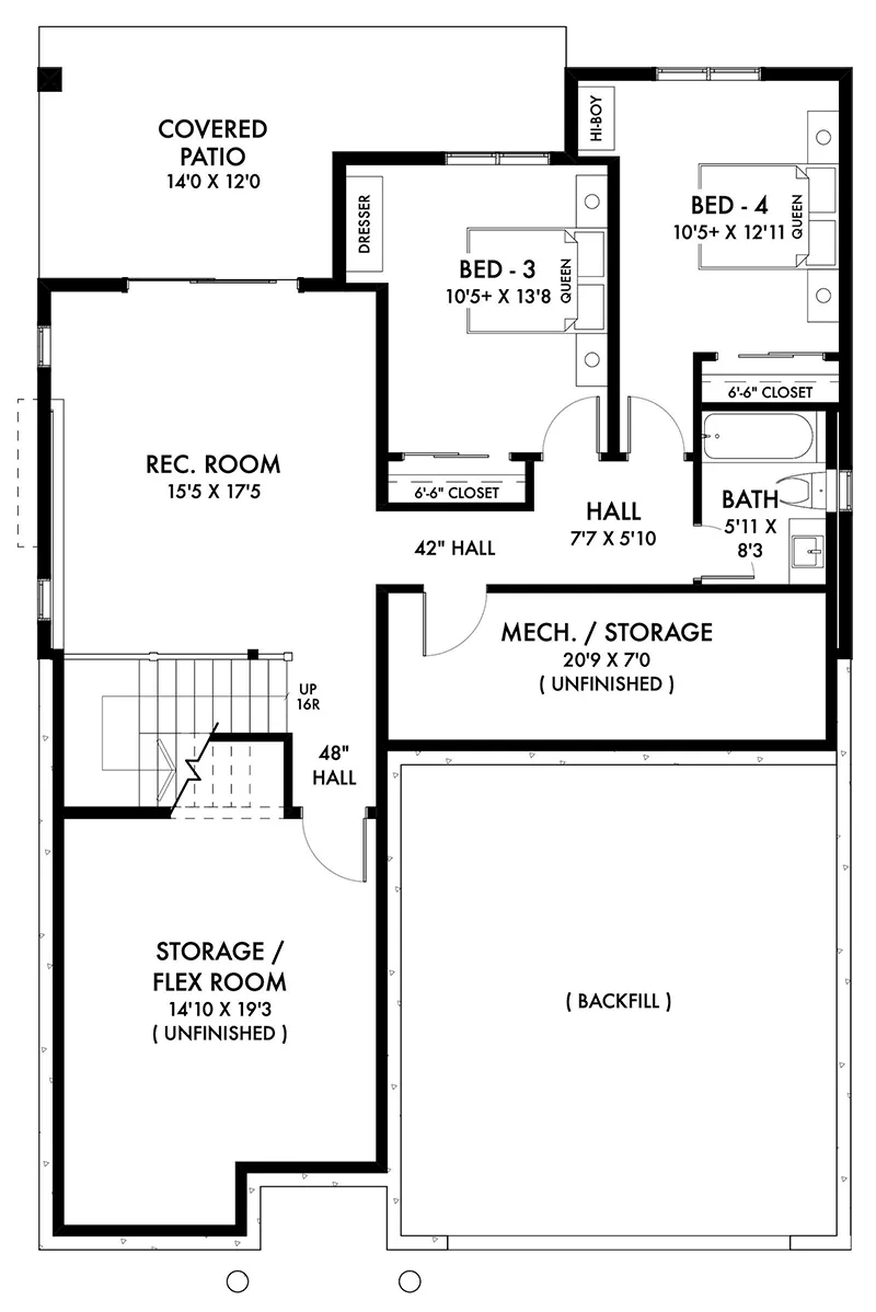 Cabin & Cottage House Plan Optional Floor Plan - Rankin Ranch Home 180D-0006 | House Plans and More