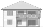 Cabin & Cottage House Plan Rear Photo 02 - Rankin Ranch Home 180D-0006 | House Plans and More