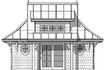 Shingle House Plan Front Elevation - Shelby Lane Cottage 180D-0008 | House Plans and More