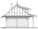 Shingle House Plan Left Elevation - Shelby Lane Cottage 180D-0008 | House Plans and More