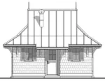 Shingle House Plan Rear Elevation - Shelby Lane Cottage 180D-0008 | House Plans and More