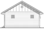 Ranch House Plan Rear Elevation - Twin Rivers Vacation Cottage 180D-0010 | House Plans and More