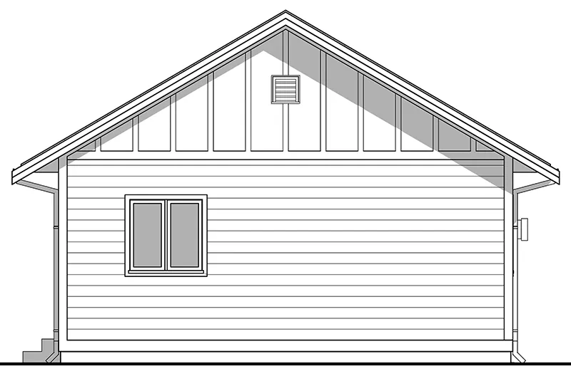 Lake House Plan Rear Elevation - Weeks Bay Vacation Cottage 180D-0011 | House Plans and More