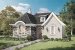 Mountain House Plan Front of Home - Wenlock European Cottage 180D-0012 | House Plans and More