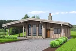 Lake House Plan Front of House 180D-0013