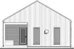 Rustic House Plan Front Elevation - Piper Modern Cabin 180D-0014 | House Plans and More