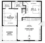 Vacation House Plan First Floor - Horizon Modern Home 180D-0016 | House Plans and More