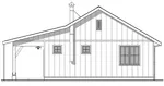 Modern Farmhouse Plan Right Elevation - Bay Tree Country Cottage 180D-0021 | House Plans and More