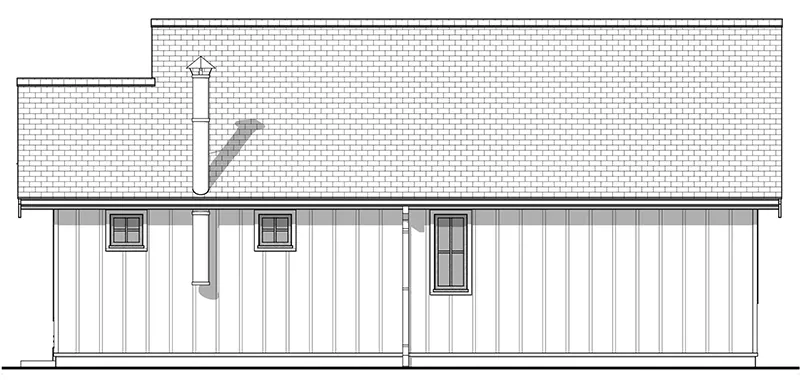 Modern Farmhouse Plan Right Elevation - Rigby Modern Cottage 180D-0022 | House Plans and More