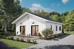 Cabin & Cottage House Plan Front of Home - Point Comfort Modern Cottage 180D-0023 | House Plans and More