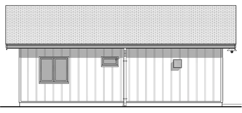 Cabin & Cottage House Plan Left Elevation - Point Comfort Modern Cottage 180D-0023 | House Plans and More