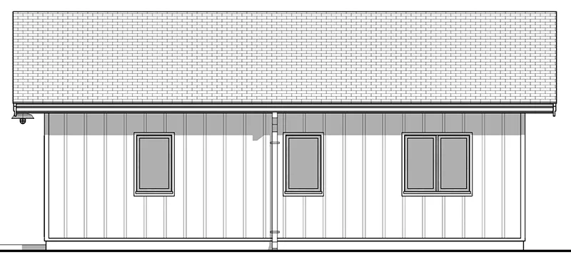 Cabin & Cottage House Plan Right Elevation - Point Comfort Modern Cottage 180D-0023 | House Plans and More