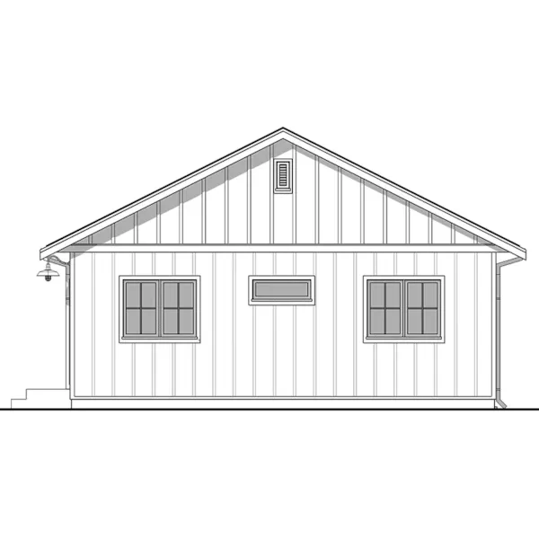 Southern House Plan Rear Elevation - Lilyfield Country Cottage 180D-0025 | House Plans and More