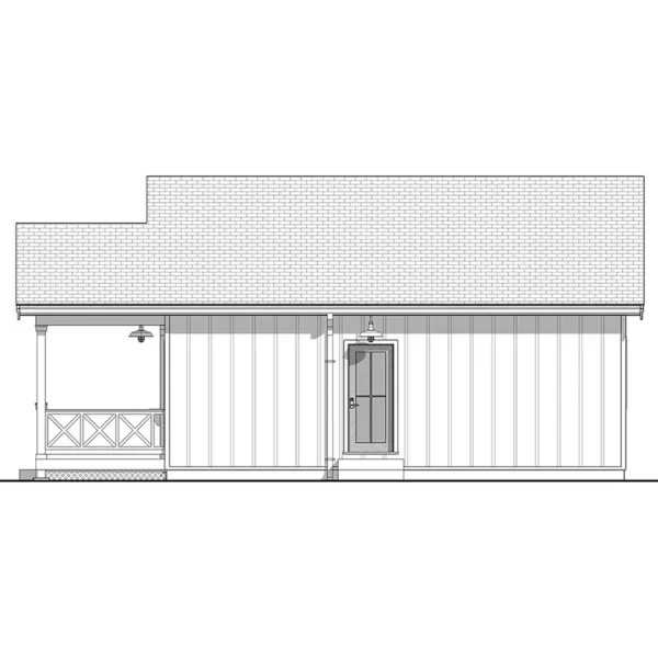 Southern House Plan Right Elevation - Lilyfield Country Cottage 180D-0025 | House Plans and More