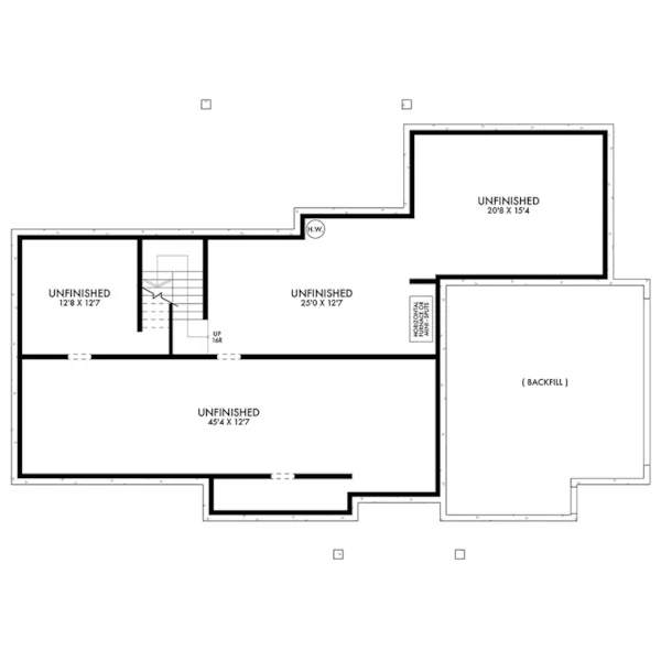 Country House Plan Basement Floor - Ladybug Lane Modern Farmhouse 180D-0054 | House Plans and More