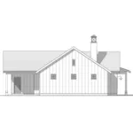 Country House Plan Left Elevation - Ladybug Lane Modern Farmhouse 180D-0054 | House Plans and More