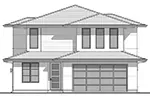 Modern House Plan Front Elevation - Boylan Modern Home 180D-0063 | House Plans and More