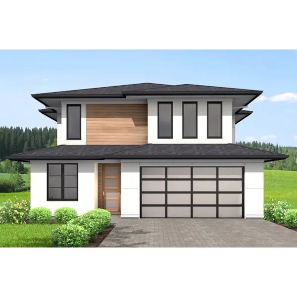 Modern House Plan Front of Home - Boylan Modern Home 180D-0063 | House Plans and More