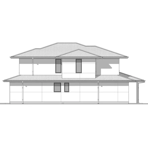 Modern House Plan Right Elevation - Boylan Modern Home 180D-0063 | House Plans and More