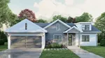 Ranch House Plan Front of House 181D-0002