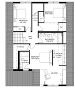 Rustic House Plan Second Floor - 181D-0013 | House Plans and More