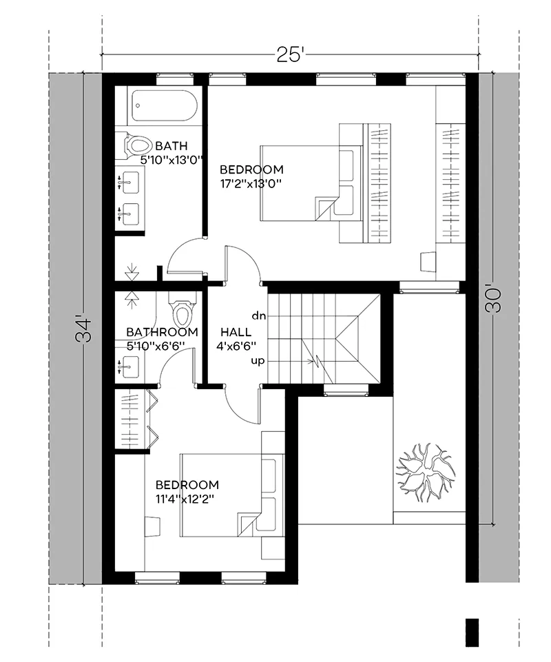 European House Plan Second Floor - 181D-0014 | House Plans and More