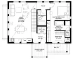 Vacation House Plan First Floor - 181D-0015 | House Plans and More