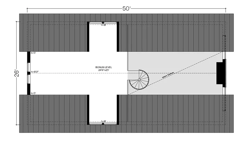 Vacation House Plan Second Floor - 181D-0017 | House Plans and More