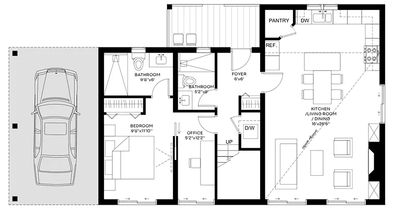 Country French House Plan First Floor - 181D-0018 | House Plans and More