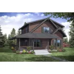 Vacation House Plan Front of House 183D-0009