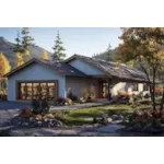 Vacation House Plan Front of House 183D-0026