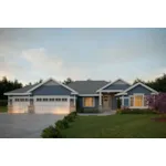 Traditional House Plan Front of House 183D-0030