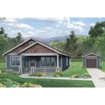 Cabin & Cottage House Plan Front of House 183D-0034