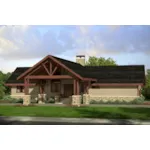 Contemporary House Plan Front of House 183D-0036