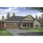 Traditional House Plan Front of House 183D-0044