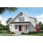 Vacation House Plan Front of House 183D-0047