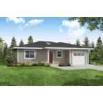 Bungalow House Plan Front of House 183D-0048