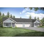 Traditional House Plan Front of House 183D-0055