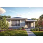 Bungalow House Plan Front of House 183D-0057