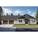 Cabin & Cottage House Plan Front of House 183D-0059