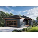 Cabin & Cottage House Plan Front of House 183D-0073