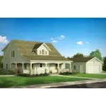 Farmhouse Plan Front of House 183D-0077