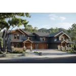 Multi-Family House Plan Front of House 183D-0080
